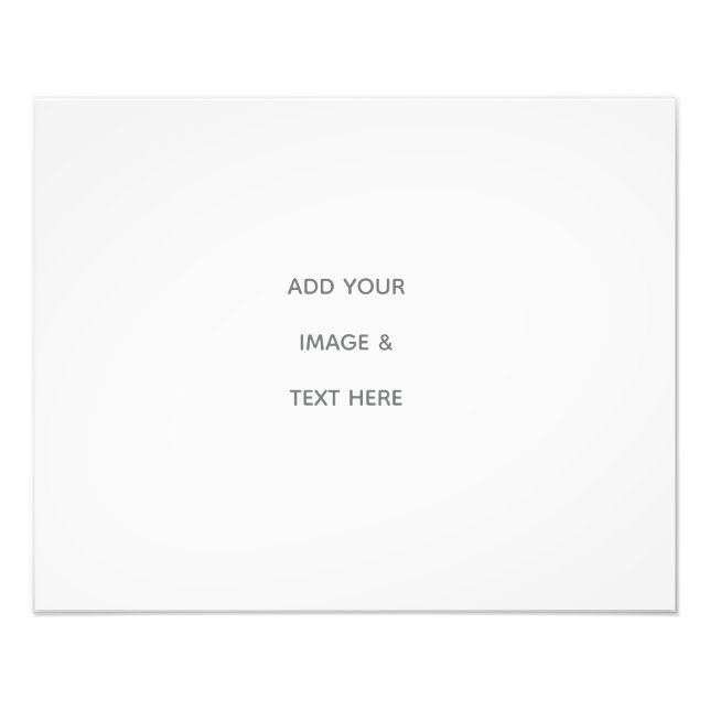 Create Your Own white  Fototryck (Framsidan)