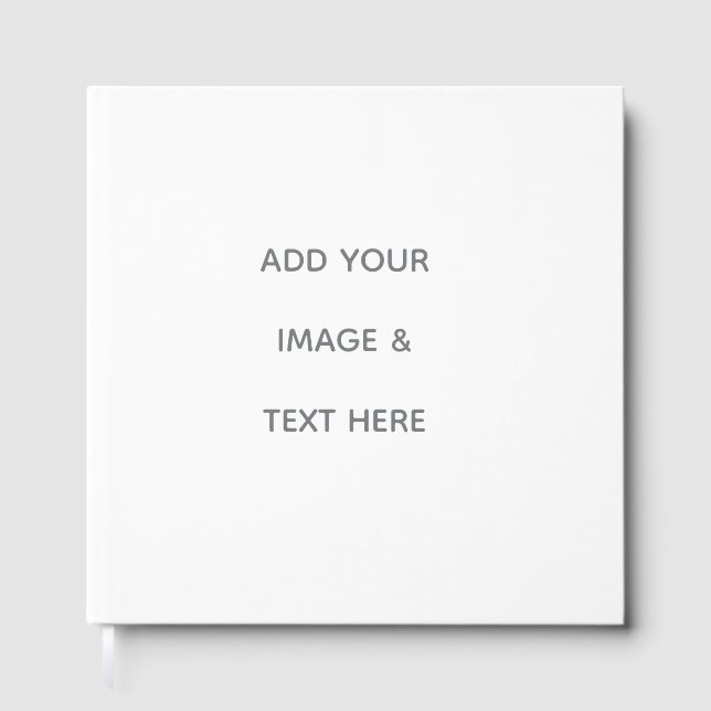 Create Your Own white  Gästböcker (Framsida)