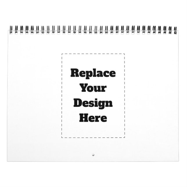 Create Your Own white  Kalender (Omslag)