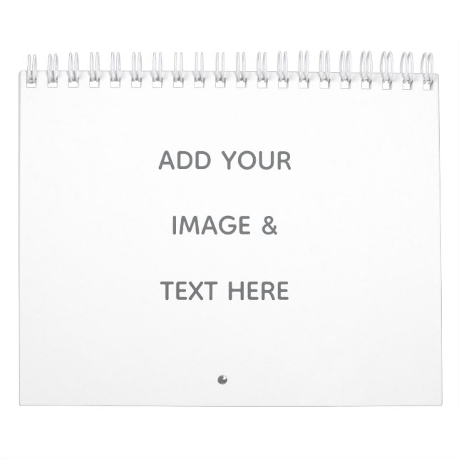 Create Your Own white  Kalender (Omslag)