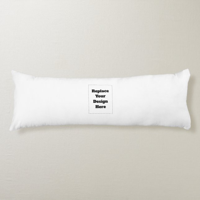Create Your Own white  Kroppskudde (Framsidan)