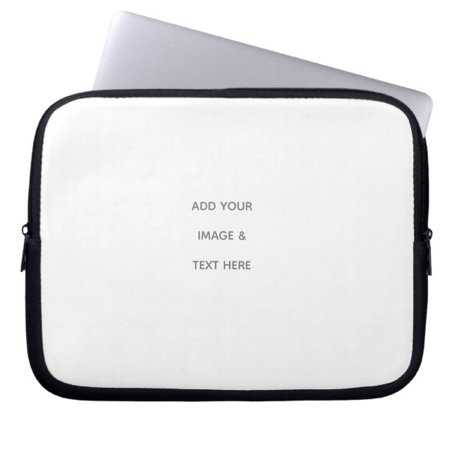 Create Your Own white  Laptop Fodral (Framsidan)