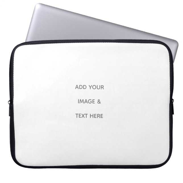 Create Your Own white  Laptop Fodral (Framsidan)