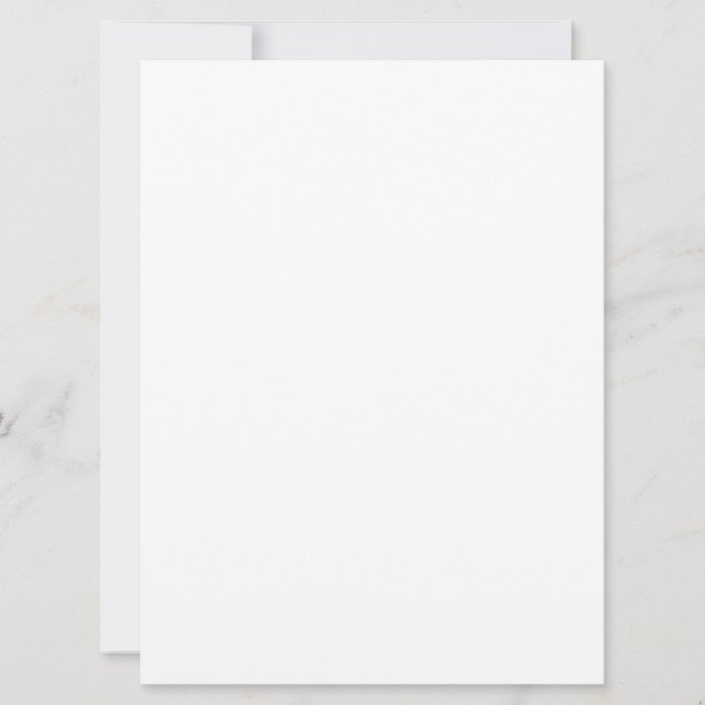 Create Your Own white simple Julkort (Framsida)