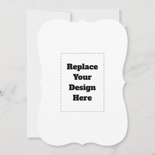 Create Your Own white  Tack Kort (Framsida)