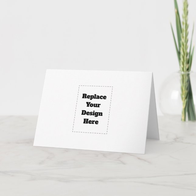 Create Your Own white  Tack Kort (Framsida)
