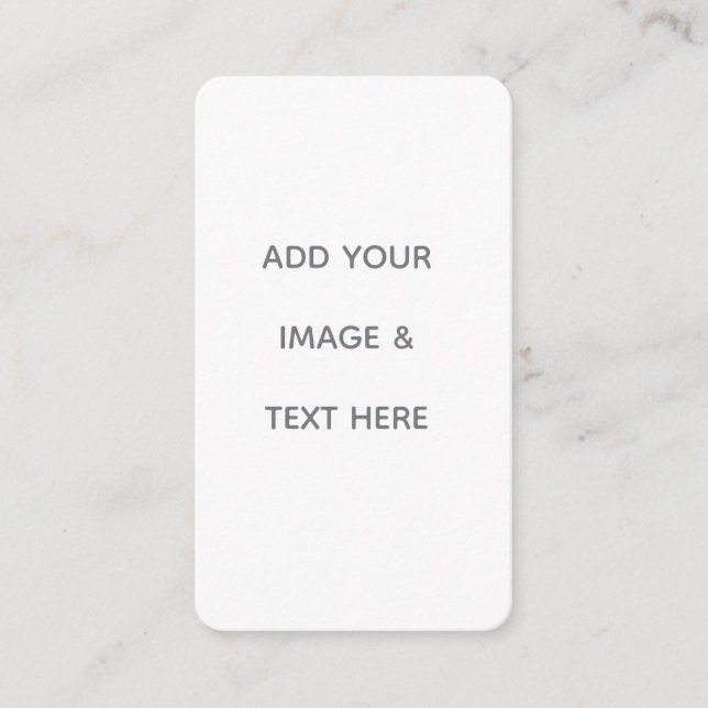 Create Your Own white  Visitkort (Framsida)