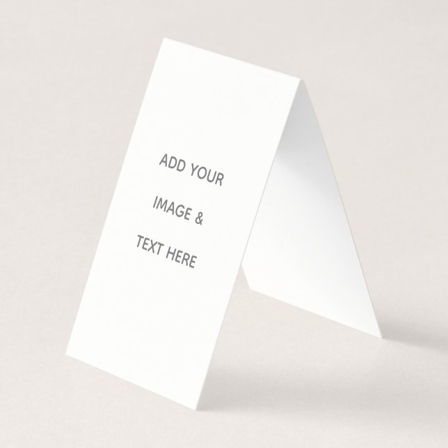 Create Your Own white  Visitkort (Framsida)