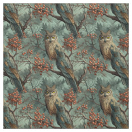 Create Your Own Winter Owls Berries Blue Tyg