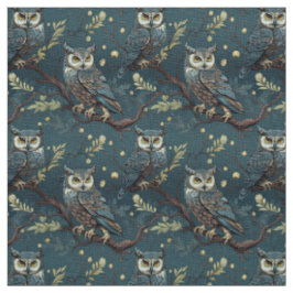 Create Your Own Wintery Blue Owls Tyg
