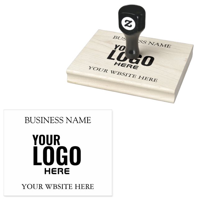 create your own XL Large Business Logo Custom Stämpel (Stämplad)