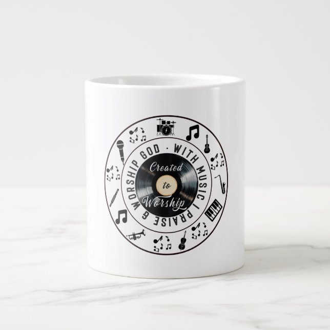 Created to Worship Jumbo Mugg (Framsidan)