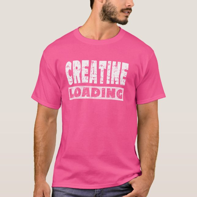 Creatine Loading - Lusy Workout Gym Say T Shirt (Framsida)