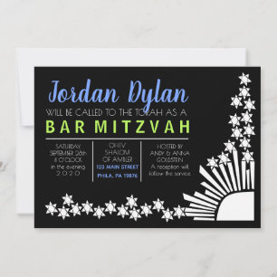 CREATION Bar/Bat Mitzvah-inbjudan Inbjudningar