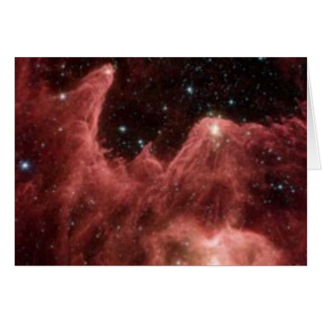 Creation, NASA av Spitzer Telescope Hälsningskort (Framsidan Horizontal)