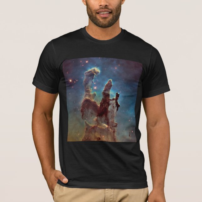 Creation-pelare, Eagle Nebula Hubble Space T Shirt (Framsida)