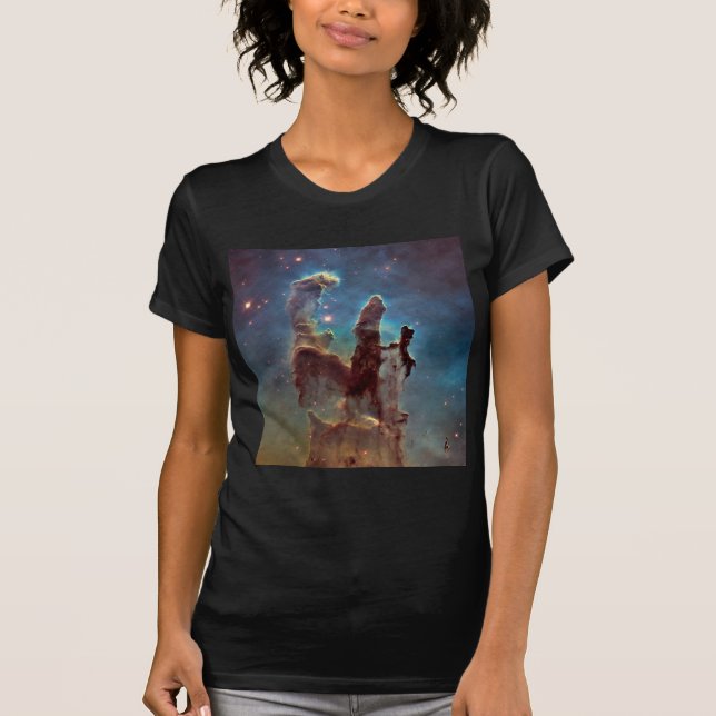Creation-pelare, Eagle Nebula Hubble Space T Shirt (Framsida)