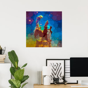 Creation-pelarna, Eagles nebula, punkterna Poster