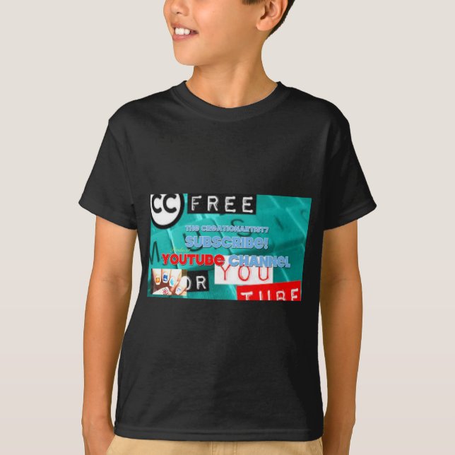 Creationartist7 Youtube kanaliserar 326 T-shirt (Framsida)