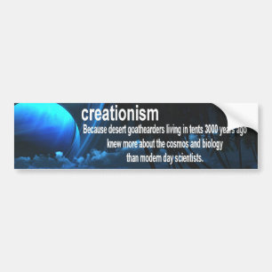 creationism bildekal