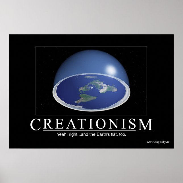 "Creationism" (UNN-) inspirationerande Poster (Framsidan)
