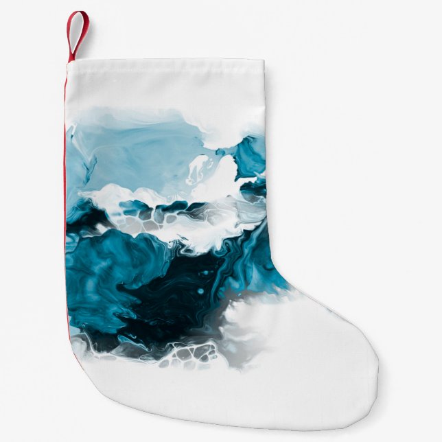 Creative abstract hand painted background, wallpap liten julstrumpa (Framsidan)