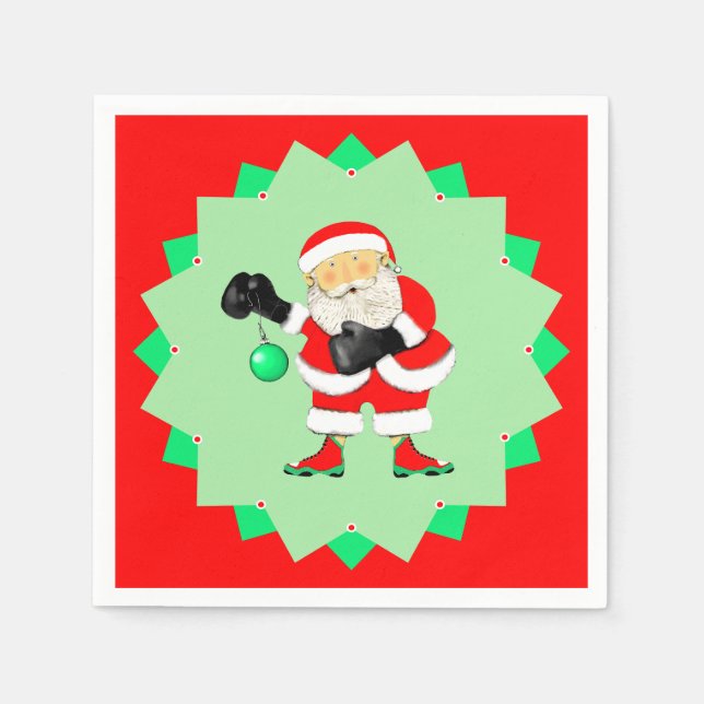 Creative Boxing Christmas Holiday Pappersservett (Framsidan)