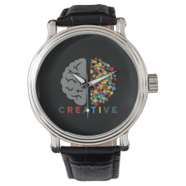 Creative Brain Colorful Thought Network Armbandsur