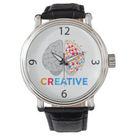 Creative Brain Left Right Hemisphere Armbandsur