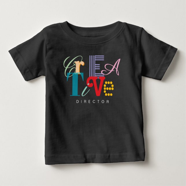 Creative DIRECTOR fun cool T Shirt (Framsida)