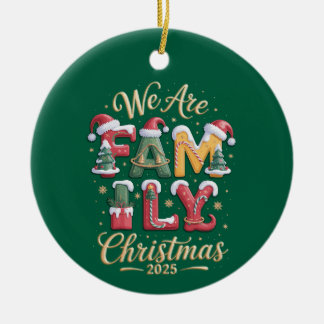 Creative & Fun Family Christmas Julgransprydnad Keramik