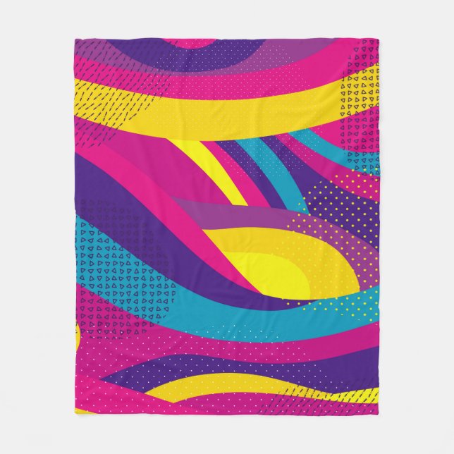 Creative geometric colorful bright background with fleecefilt (Framsidan)
