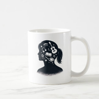 Creative Mind Silhouette | Personalized Artistic  Kaffemugg