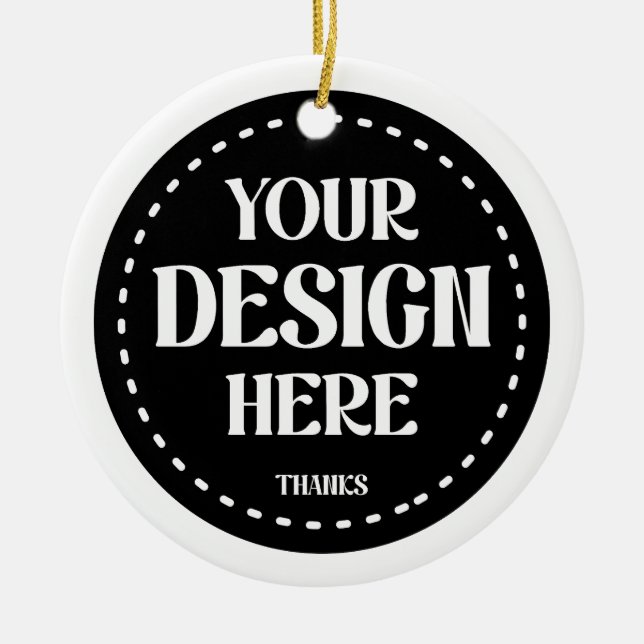 Creative, modern, sleek & imaginative julgransprydnad keramik (Framsidan)