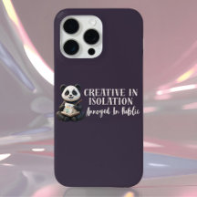 "Creative Panda iPhone 16-fodral – Introvert Artis