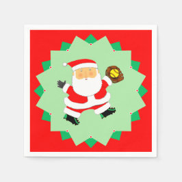 Creative Softball Christmas Holiday Party Pappersservett