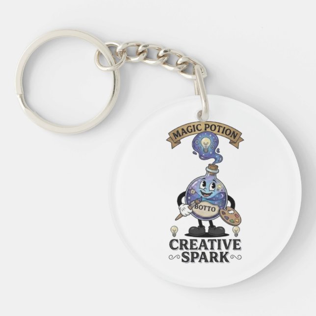 Creative Spark Magic Potion Retro Artist Mascot (Framsidan)
