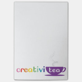 CreativiTEA som Posta-Det noterar Post-it Block