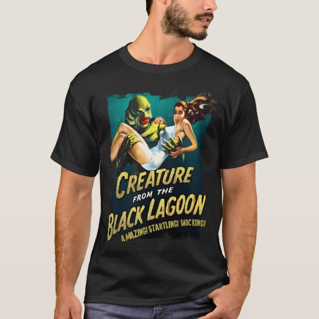 Creature Black Lagoon T Shirt (Framsida)