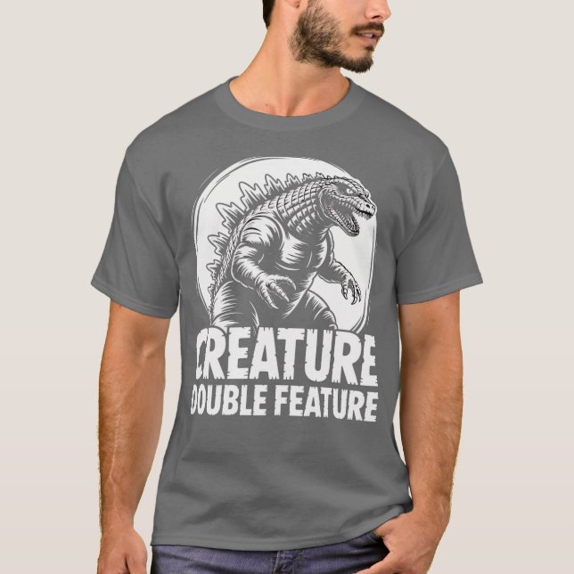 Creature Double Feature WLVI Boston Retro (2) T Shirt (Framsida)