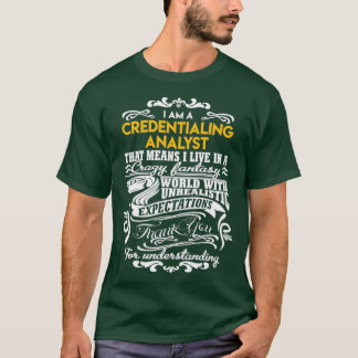 Credentialing Analyst T Shirt