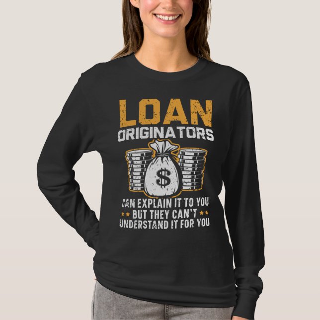 Credit Officer Job Profession Debt Loan Officer  4 T Shirt (Framsida)