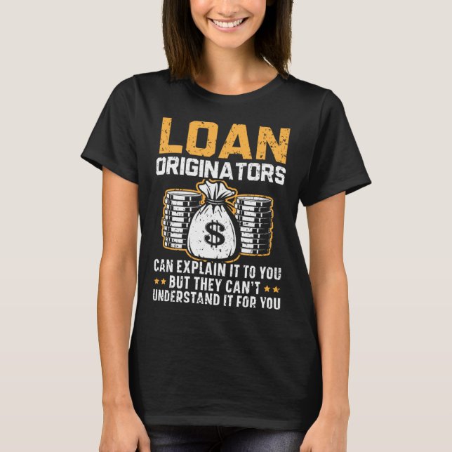 Credit Officer Job Profession Debt Loan Officer  4 T Shirt (Framsida)
