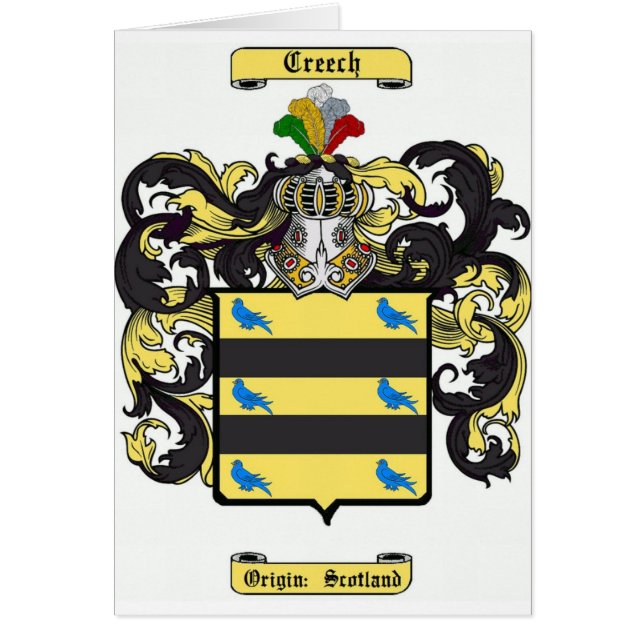 creech hälsningskort (Framsidan)