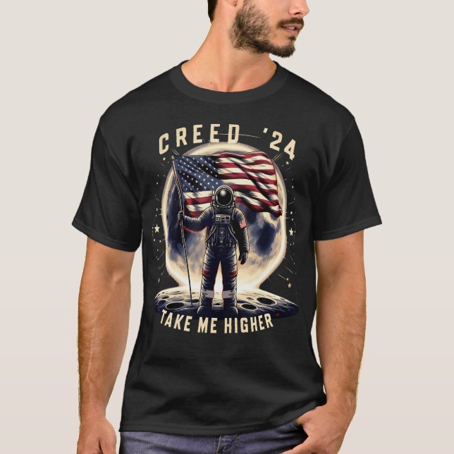 Creed '24 Ta mig högre amerikansk astronaut T Shirt (Framsida)