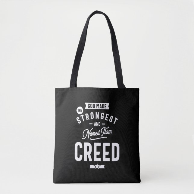 Creed Personlig Namn Birthday Gift Tygkasse (Framsida)