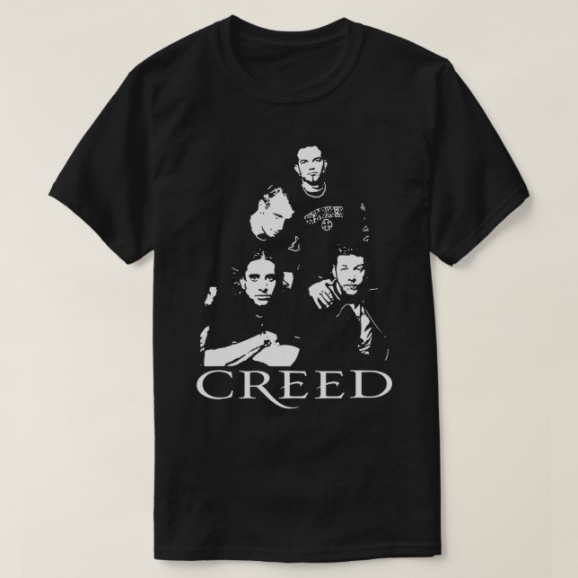 Creed rock musik poster t shirt (Design framsida)