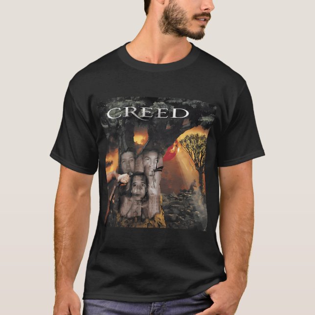 Creed väderade t shirt (Framsida)