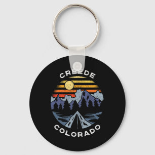 Creede Colorado Mountains Vacation Camping Souveni Nyckelring