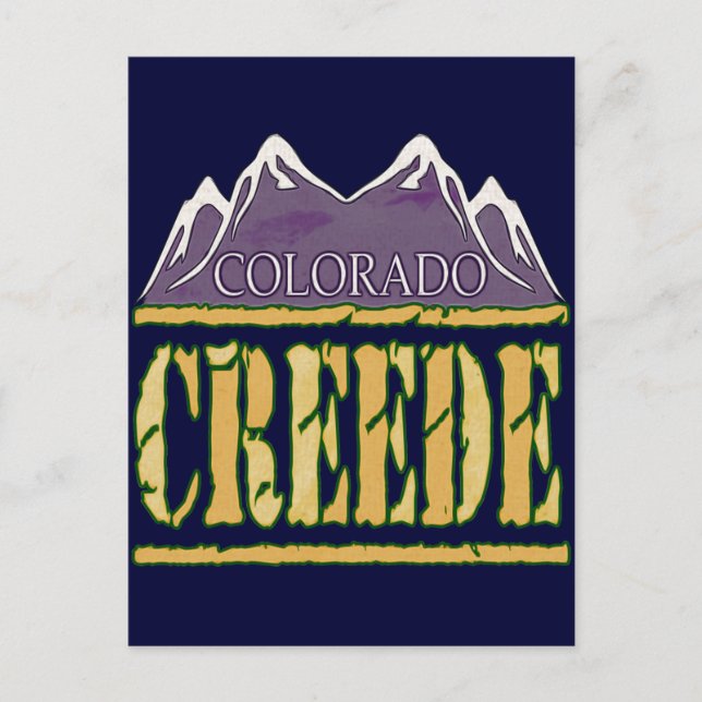 Creede, Colorado Vykort (Framsida)